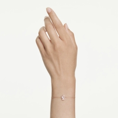 SWAROVSKI Swan bracelet (Mixed cuts, Swan, White, 18K rose gold finish) - Vòng/lắc tay, pha lê trắng, thiên nga - JEWELRY BRACELET