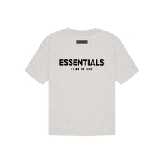 Áo Fear of God FOG Essentials T-shirt (SS22) Grey Light Oatmeal - Áo thun cổ tròn tay lỡ màu xám sáng
