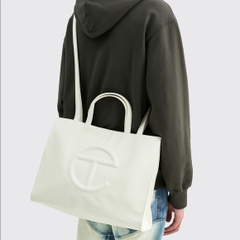 TÚI TELFAR WHITE BAG - MEDIUM M SIZE (38x28x13cm) - TÚI ĐEO CHÉO TELFAR MÀU TRẮNG