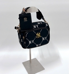 TÚI MLB MONOGRAM CROSS BAG BROWN/CREAM/PINK/BLACK/LAVENDER - TÚI ĐEO CHÉO DÁNG VUÔNG MÀU NÂU/KEM/HỒNG/ĐEN/TÍM