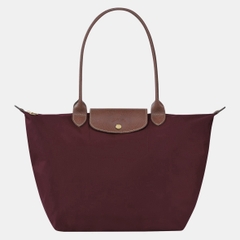 CHÍNH HÃNG - LARGE SIZE - TÚI LONGCHAMP LE PLIAGE ORIGINAL L TOTE BAG - BURGUNDY - Túi xách màu đỏ sẫm