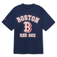 Áo Thun MLB Varsity Overfit Boston Redsox Tshirt 3ATSV0233-43NYS Màu Xanh Navy