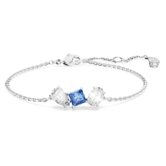 SWAROVSKI Mesmera bracelet (Mixed cuts, Blue, Rhodium plated) - Vòng/lắc tay SWAROVSKI - JEWELRY