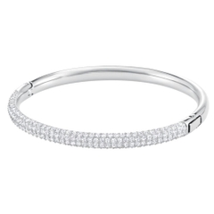 SWAROVSKI Dextera bangle (White, Stainless Steel) - Vòng/lắc tay pha lê trắng - JEWELRY BRACELET