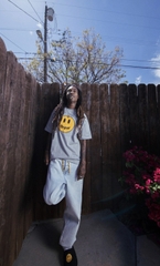 Áo Drew House Mascot SS Tee GREY T-SHIRT - Áo thun cổ tròn tay lở màu xám