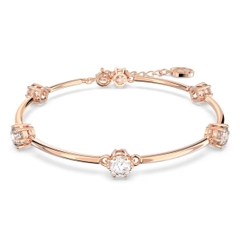 SWAROVSKI Constella bangle (Round cut, White, Rose gold-tone plated) - Vòng, lắc tay pha lê trắng - JEWELRY BRACELET