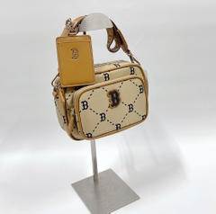 TÚI MLB MONOGRAM CROSS BAG BROWN/PINK/BLACK/LAVENDER - TÚI ĐEO CHÉO DÁNG VUÔNG MÀU NÂU/HỒNG/ĐEN/TÍM