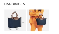 CHÍNH HÃNG - SMALL SIZE - TÚI LONGCHAMP LE PLIAGE ORIGINAL S HANDBAG - PINK TEA - Túi xách màu hồng trà, hồng nude sữa