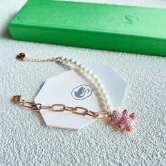 SWAROVSKI Teddy bracelet (Bear, Pink, Rose gold-tone plated) - Vòng/lắc tay SWAROVSKI - JEWELRY