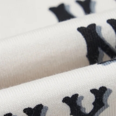 ÁO MLB MONOGRAM NEWYORK NY WHITE T-SHIRT