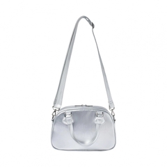 TÚI TOTE ADLV ENAMEL BOWLING GREY BẠC