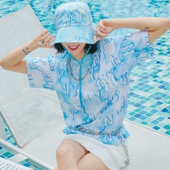 ÁO MLB T-SHIRT MONO WATER