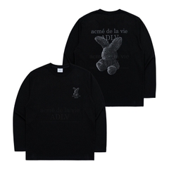 ÁO THUN ADLV FUZZY RABBIT LONGSLEEVE BLACK ĐEN