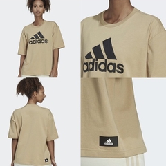 ÁO ADIDAS ESSENTIALS BIGLOGO BEIGE T-SHIRT TEE - Màu be đậm