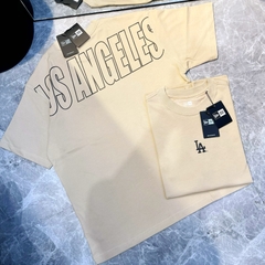 ÁO NEW ERA LOS ANGELES BEIGE T-SHIRT