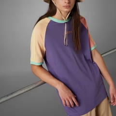 ÁO THUN ADIDAS_ RAGLAN MÀU TÍM MIX T-SHIRT