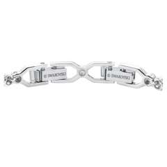 SWAROVSKI Emily bracelet (Round cut, White, Rhodium plated) - Vòng/lắc tay đá pha lê trắng - SWAROVSKI - JEWELRY