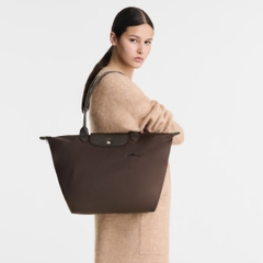 CHÍNH HÃNG - LARGE SIZE - TÚI LONGCHAMP LE PLIAGE GREEN L TOTE BAG - MOCHA/MOKA - Túi xách màu nâu đất, nâu sẫm