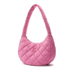 Túi MLB Quilted Hobo Bag Medium Cleveland Guardians Pink (30x22,8x11cm) - Túi xách, đeo vai màu hồng
