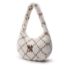 Túi MLB Diamond Monogram Fur Hobo Bag New York Yankees