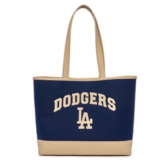 Túi MLB Varsity Basic Canvas Tote Bag Black/Navy/Blue