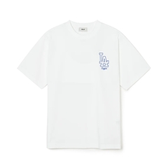 ÁO MLB Basic Mega Logo Short Sleeve WHITE T-Shirt LA