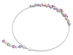 SWAROVSKI Gema necklace (Mixed cuts, Multicolored, Rhodium plated) -  Dây cổ, dây chuyền SWAROVSKI - JEWELRY NECKLACE