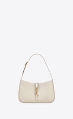 TÚI YSL SOLFERINO SMALL BLANC VINTAGE HOBO BAG (size 19x13cm)