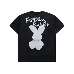 ÁO THUN ADLV DOODLE FUZZY RABBIT T-SHIRT BLACK - ĐEN