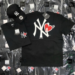 ÁO NEW ERA VALENTINE COUPLE HEART NEYYAN T-SHIRT BLACK