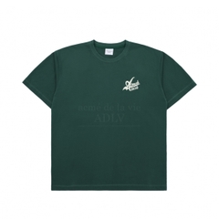 ÁO ADLV BIG LOGO 2 PRINTING SHORT SLEEVE T-SHIRT GREEN