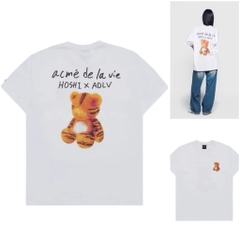 ÁO ADLV x HOSHI TIGER FIGURE WHITE T-SHIRT - ÁO THUN CỔ TRÒN TAY LỠ MÀU TRẮNG
