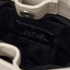 Túi MLB Varsity Cursive Denim Mini Cross Bag LA Dodgers White - Túi đeo chéo màu trắng, có quai xách