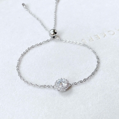 SWAROVSKI Angelic bracelet (Round cut, White, Rhodium plated) - Vòng/lắc tay đá tròn - SWAROVSKI - JEWELRY
