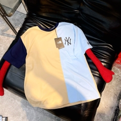 Áo New Era New York NY BEIGE BLUE T-Shirt
