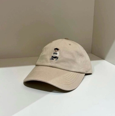 SPAO BEAR BALL CAP BEIGE - Mũ lưỡi trai, nón kết màu be
