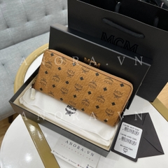 MCM ZIP BROWN VÍ DÀI NÂU