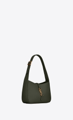 TÚI YSL LE 5 A7 HOBO BAG VERT FONCE (size 23x16cm)