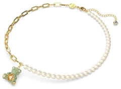SWAROVSKI Teddy pendant (Bear, Multicolored, Gold-tone plated) - Dây cổ, dây chuyền SWAROVSKI - JEWELRY NECKLACE