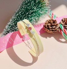 SWAROVSKI Mesmera bracelet (Mixed cuts, Pink, Rhodium plated) - Vòng/lắc tay SWAROVSKI - JEWELRY