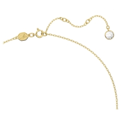 SWAROVSKI Swan pendant (Green, Gold-tone plated) - Dây cổ, dây chuyền thiên nga, pha lê xanh - JEWELRY NECKLACE