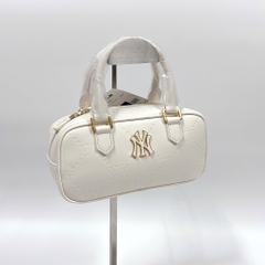 MLB Dia Monogram Hand & Cross Bag New York Yankees Cream/Blue/Pink - Túi xách, đeo chéo màu kem/xanh/hồng