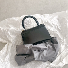 TÚI BALENCIAGA HOURGLASS XS BLACK (da trơn)