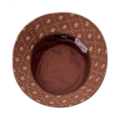 Mũ MLB Diamond Monogram Point Bucket Hat Brown