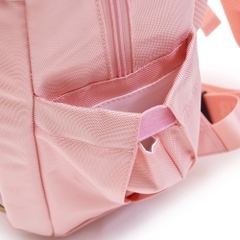 MLB BALO, TÚI DIA MONOGAM EMBOSSED SCHOOLBAG PINK BACKPACK (SET GỒM BALO + TÚI XÁCH ĐI KÈM)