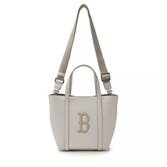 Túi MLB Basic PU Window Tote Crossbody Bag B Boston Cream - Túi xách, đeo chéo, chất da PU, màu trắng kem