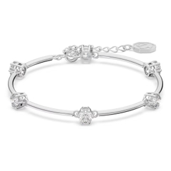 SWAROVSKI Constella bangle (Round cut, White, Rhodium plated) - Vòng, lắc tay pha lê trắng - JEWELRY BRACELET