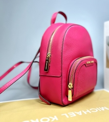 Túi Michael Kors MK Balo Jaycee Convertible Zip Pocket Backpack En rose Pink - Balo, túi cặp màu hồng