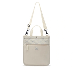 Túi MLB Korea Diamond Monogram Sub crossbody tote Bag New York Yankees Ivory