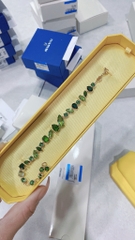 SWAROVSKI Gema bracelet (Mixed cuts, Green, Gold-tone plated) - Vòng/lắc tay SWAROVSKI - JEWELRY